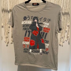 Naruto Shippuden Itachi Uchiha Graphic Tee Size L
